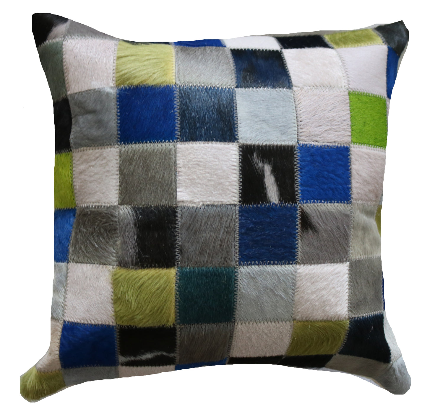 300766  Coussin Peau de Vache Cowhide Pillow  Collection Quebecuir Premium
