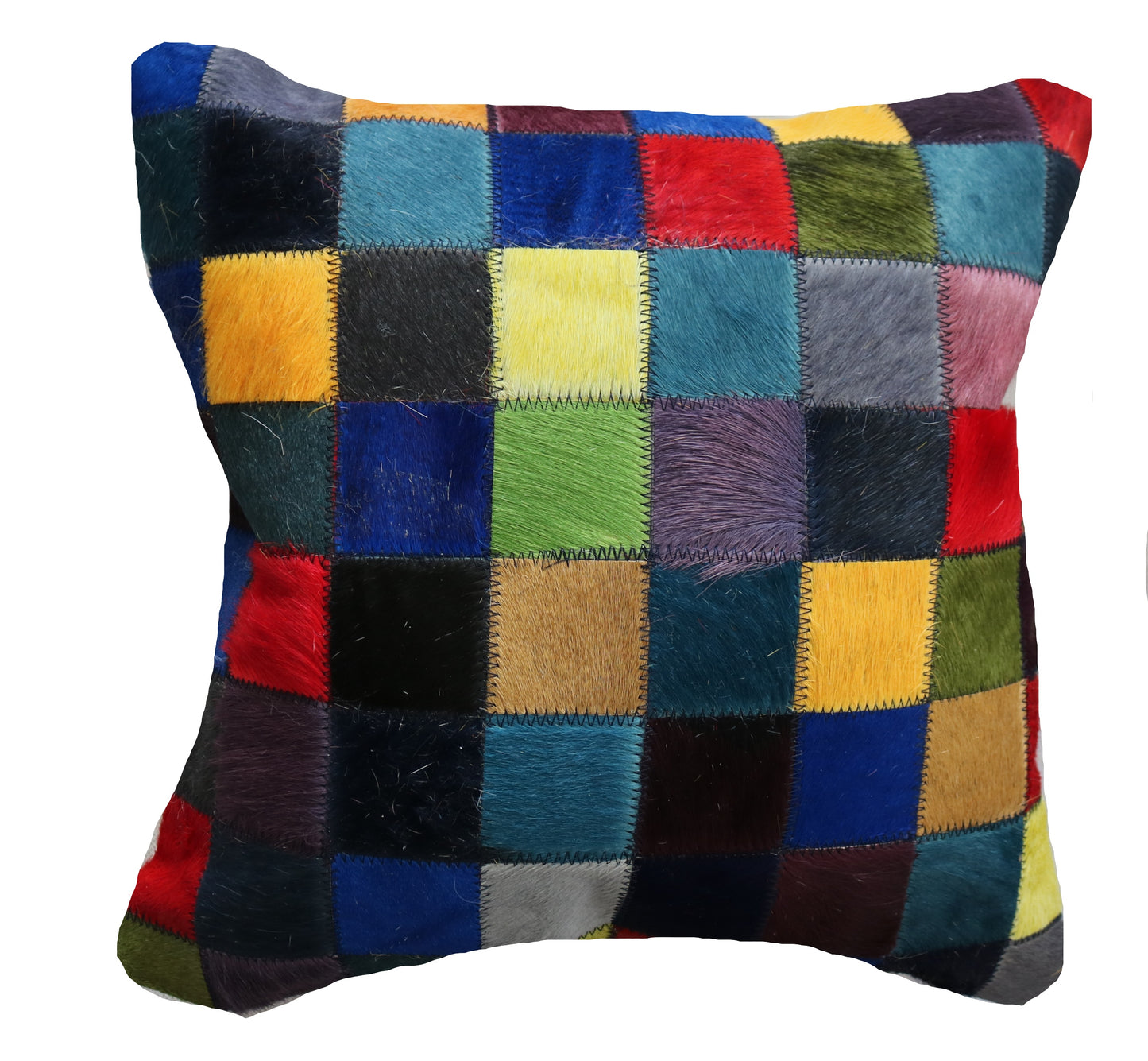 300772  Coussin Peau de Vache Cowhide Pillow  Collection Quebecuir Premium