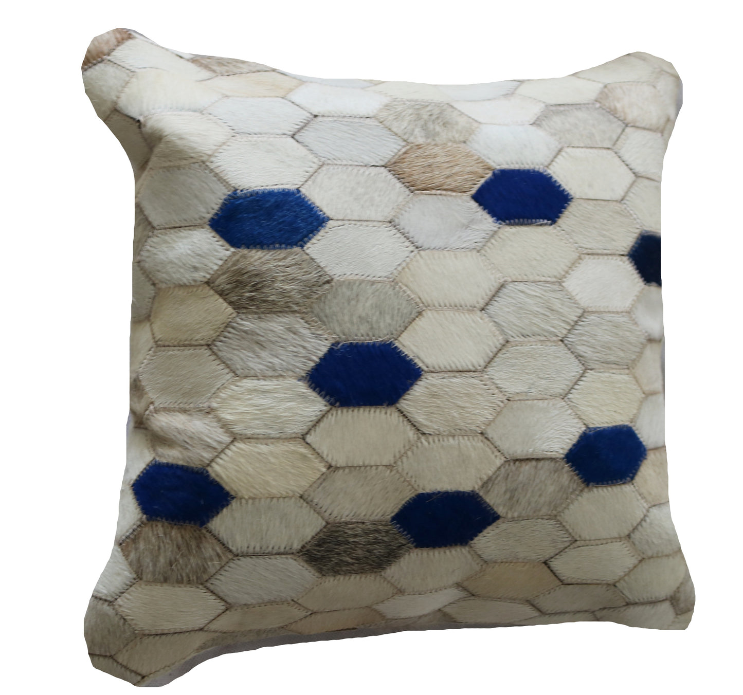 300778  Coussin Peau de Vache Cowhide Pillow  Collection Quebecuir Premium
