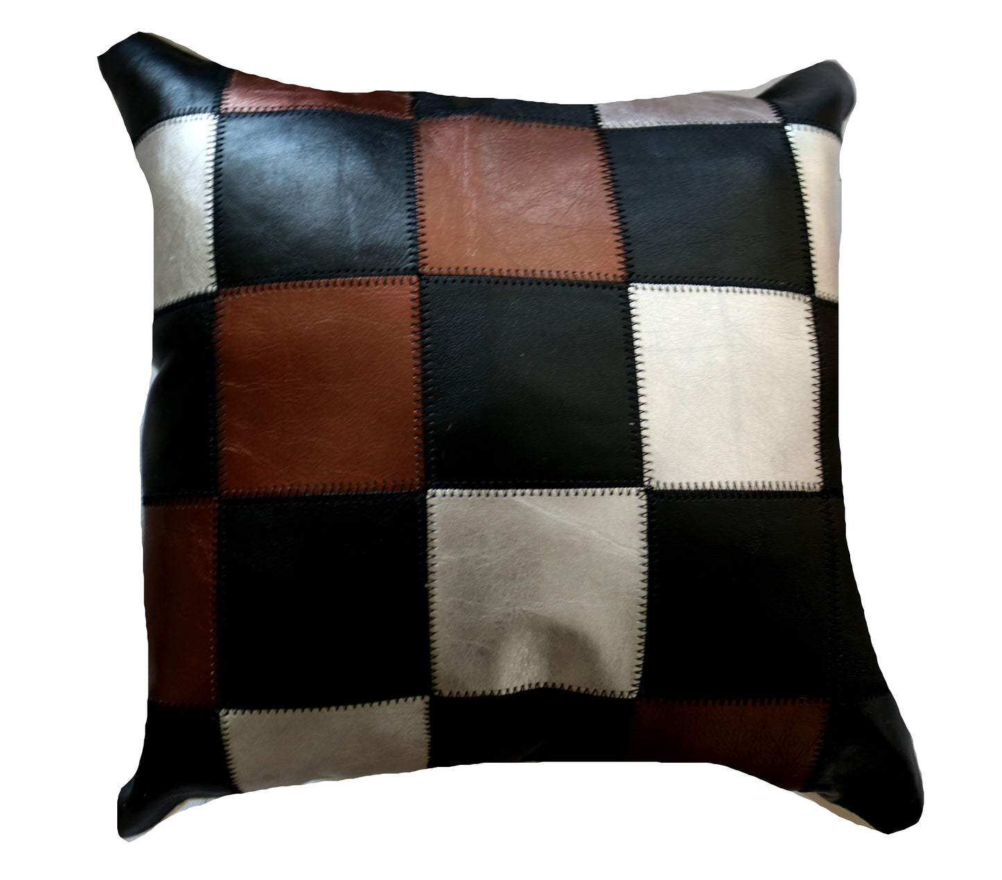 300785  Coussin Peau de Vache Cowhide Pillow  Collection Quebecuir Premium