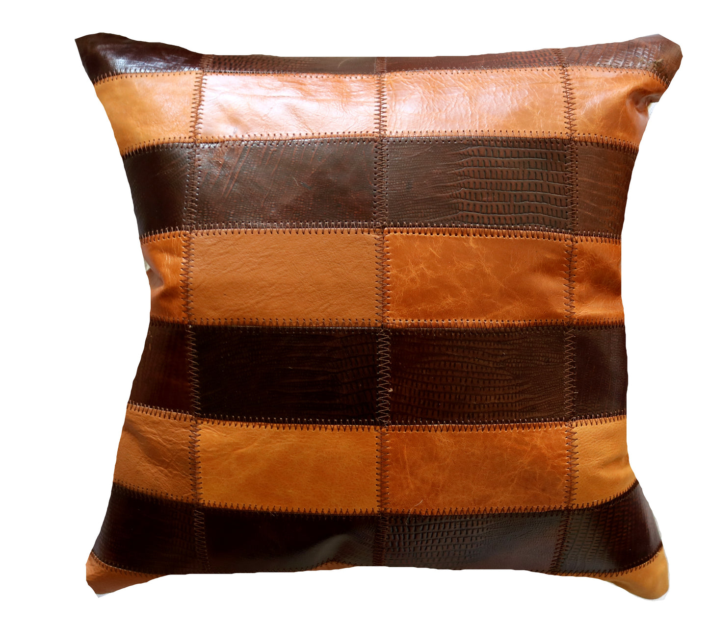 300787  Coussin Peau de Vache Cowhide Pillow  Collection Quebecuir Premium