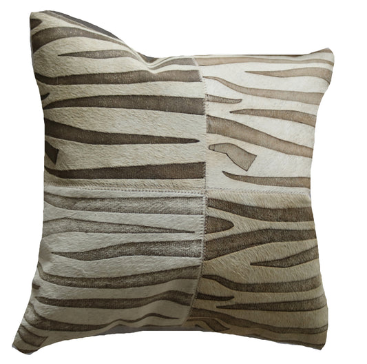 300790  Coussin Peau de Vache Cowhide Pillow  Collection Quebecuir Premium