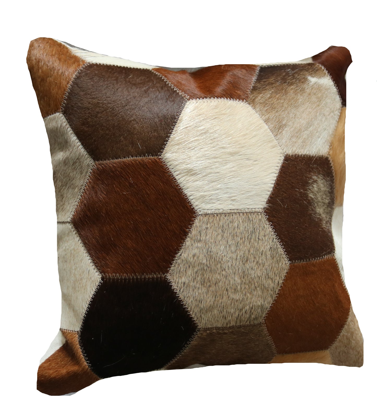 300793 Coussin Peau de Vache Cowhide Pillow  Collection Quebecuir Premium