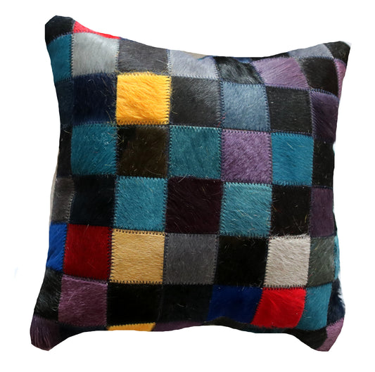 300794 Coussin Peau de Vache Cowhide Pillow  Collection Quebecuir Premium