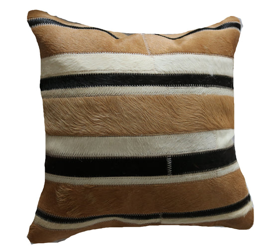 300795 Coussin Peau de Vache Cowhide Pillow  Collection Quebecuir Premium
