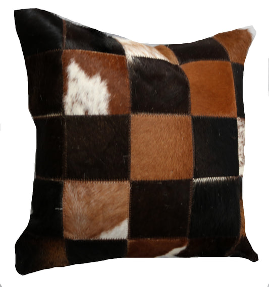 300796 Coussin Peau de Vache Cowhide Pillow  Collection Quebecuir Premium