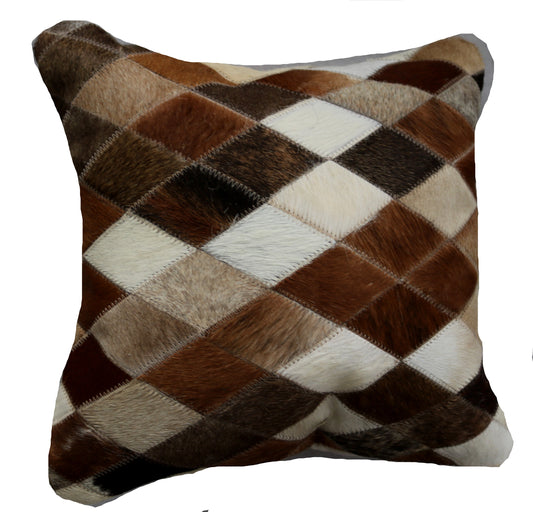 300797 Coussin Peau de Vache Cowhide Pillow  Collection Quebecuir Premium