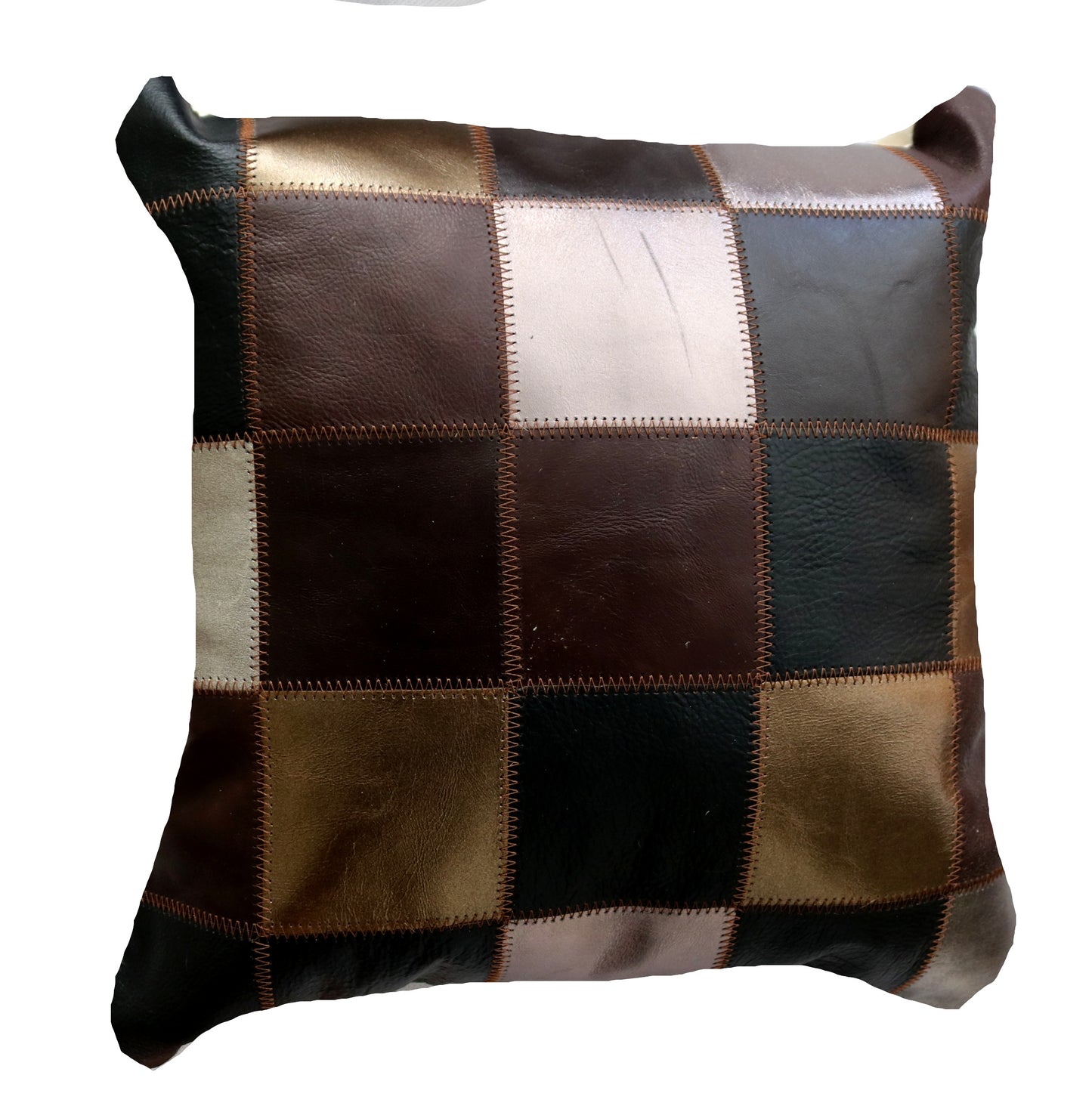 300803  Coussin Peau de Vache Cowhide Pillow  Collection Quebecuir Premium