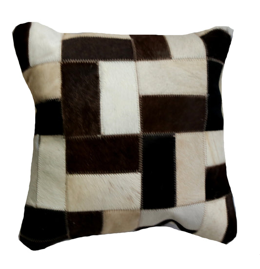 300805  Coussin Peau de Vache Cowhide Pillow  Collection Quebecuir Premium