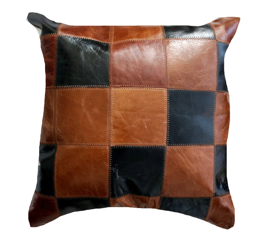 300808  Coussin Peau de Vache Cowhide Pillow  Collection Quebecuir Premium