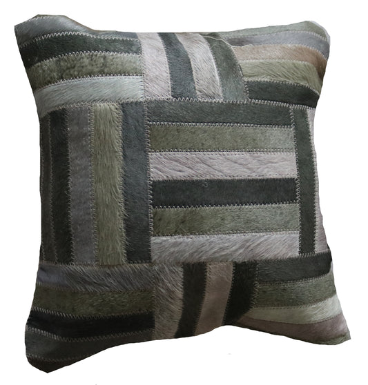 300822  Coussin Peau de Vache Cowhide Pillow  Collection Quebecuir Premium