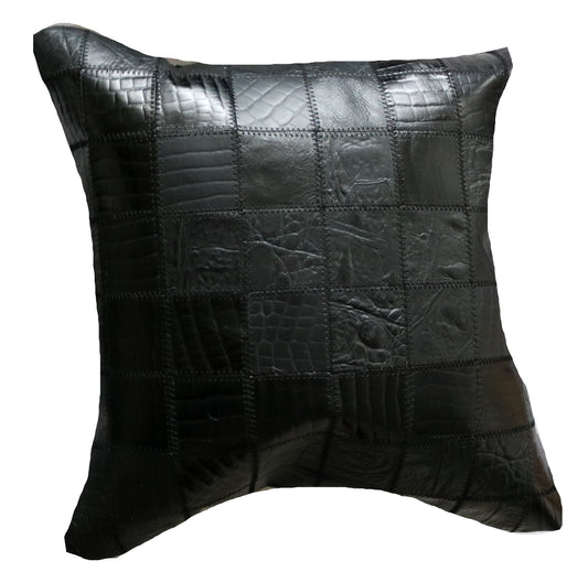 300823  Coussin Peau de Vache Cowhide Pillow  Collection Quebecuir Premium