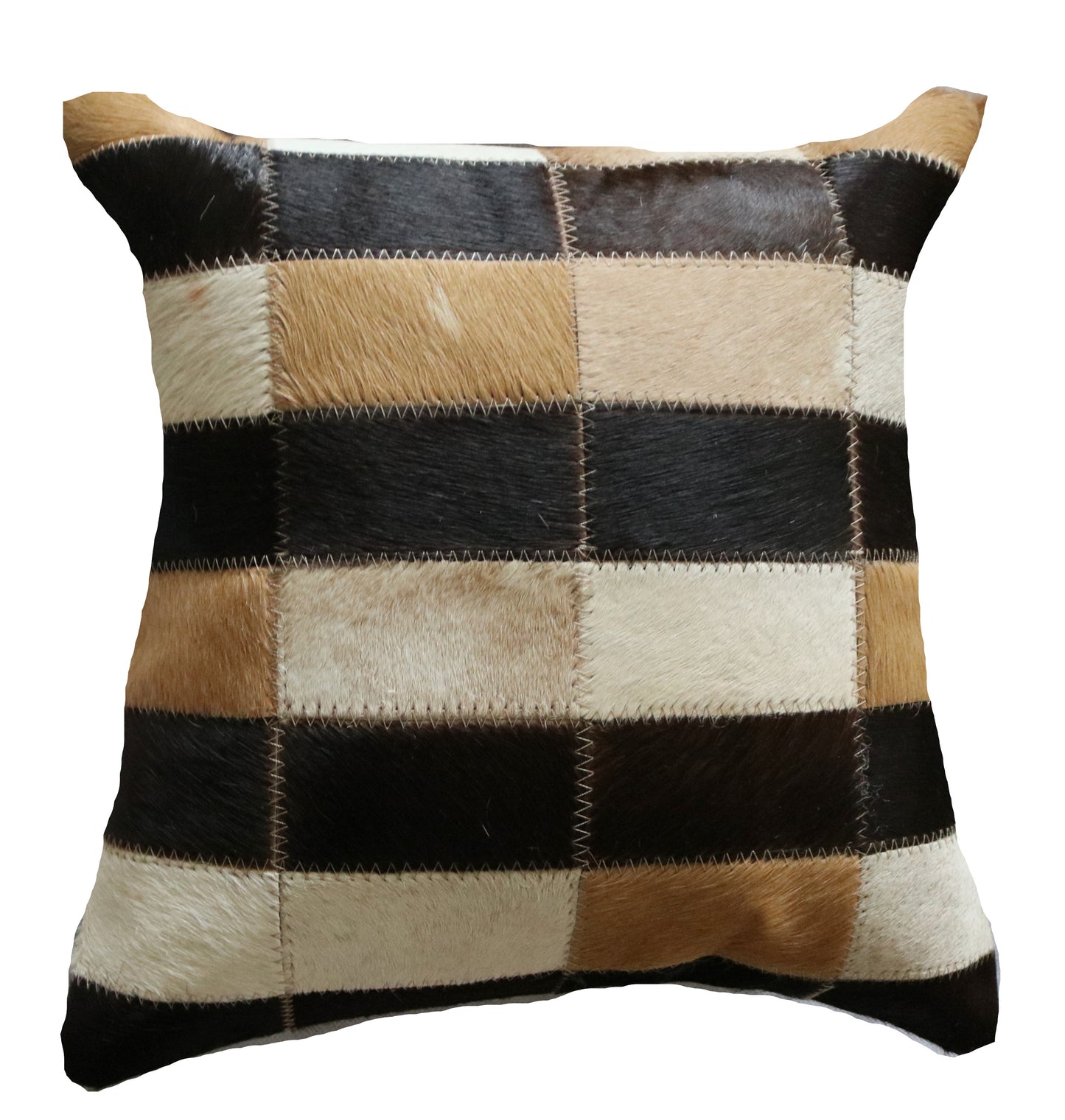 300824  Coussin Peau de Vache Cowhide Pillow  Collection Quebecuir Premium