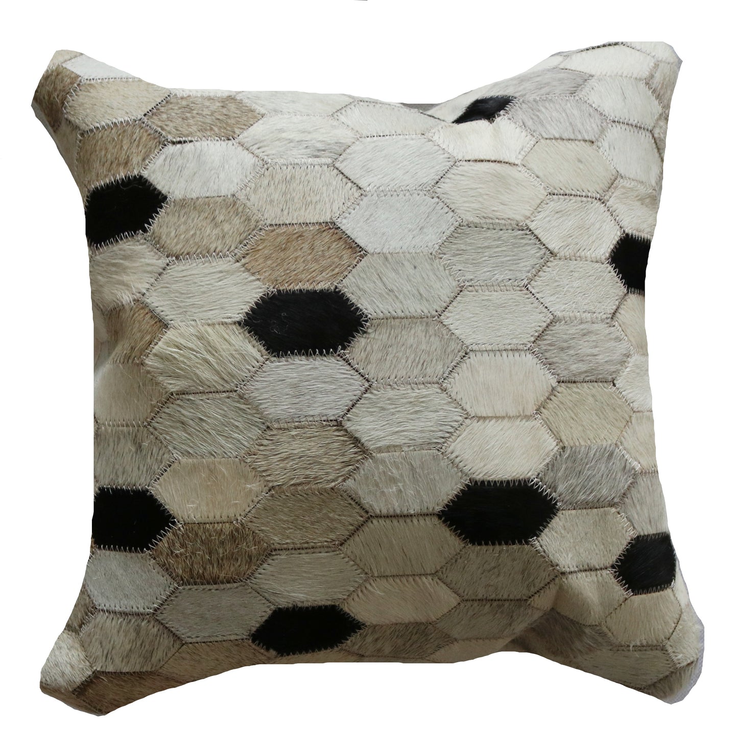 300830 Coussin Peau de Vache Cowhide Pillow Collection Quebecuir Premium