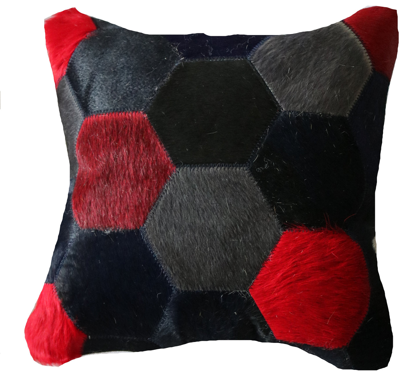 300832 Coussin Peau de Vache Cowhide Pillow Collection Quebecuir Premium
