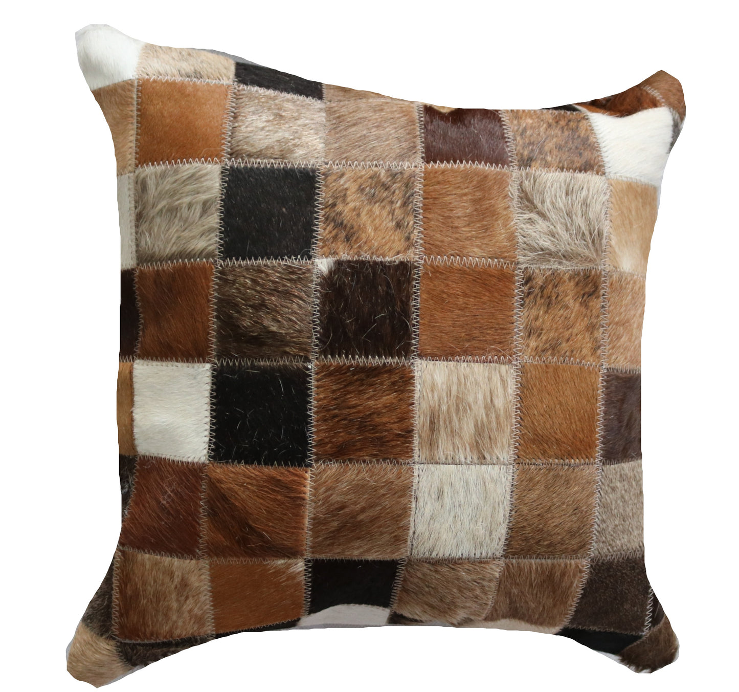 300850 Coussin Peau de Vache Cowhide Pillow Collection Quebecuir Premium