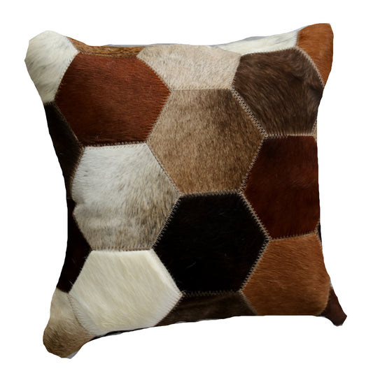300863 Coussin Peau de Vache Cowhide Pillow Collection Quebecuir Premium