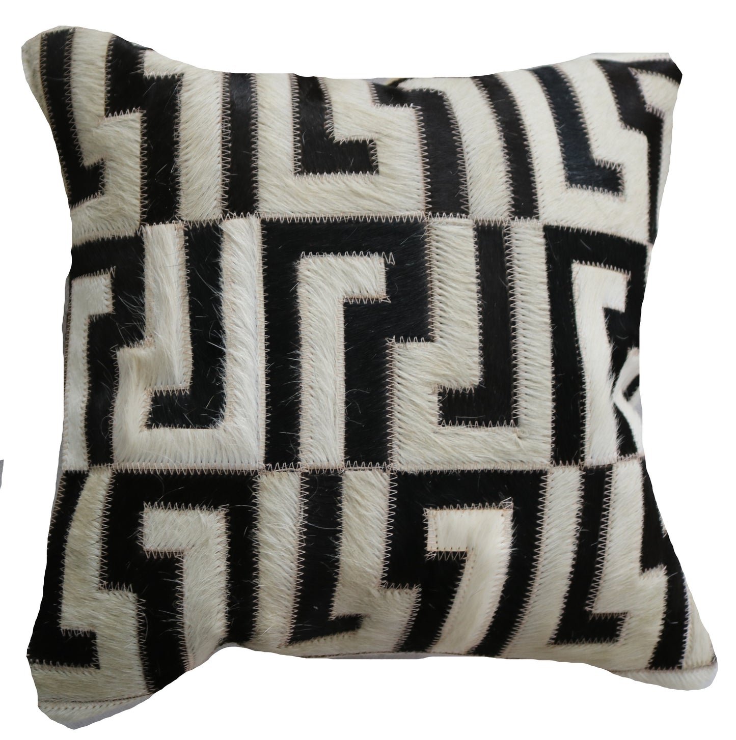 300864 Coussin Peau de Vache Cowhide Pillow Collection Quebecuir Premium