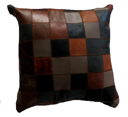 300875  Coussin Peau de Vache Cowhide Pillow Collection Quebecuir Premium