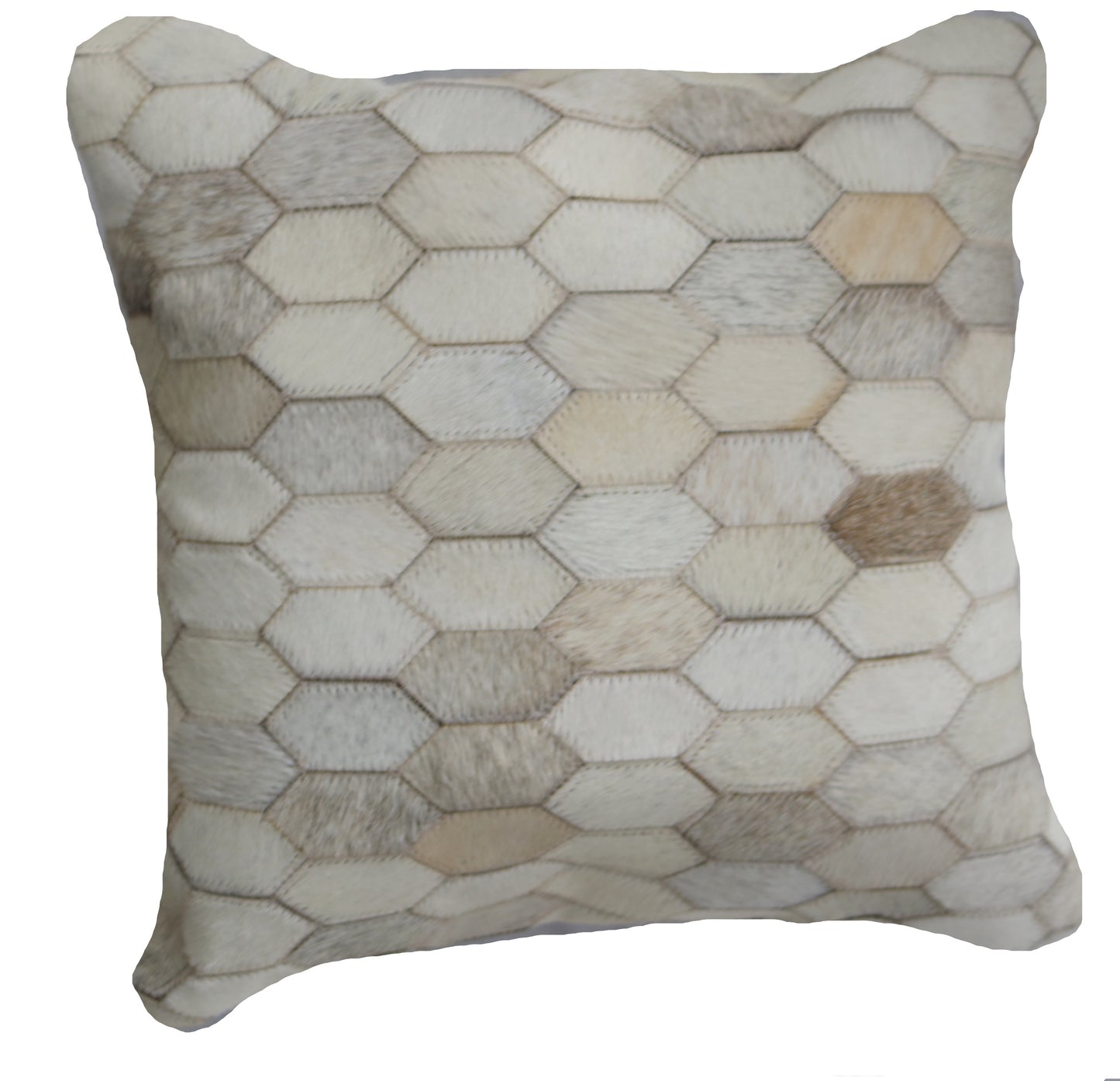 300877  Coussin Peau de Vache Cowhide Pillow Collection Quebecuir Premium