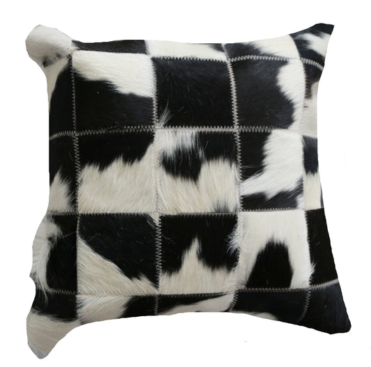 300886  Coussin Peau de Vache Cowhide Pillow Collection Quebecuir Premium