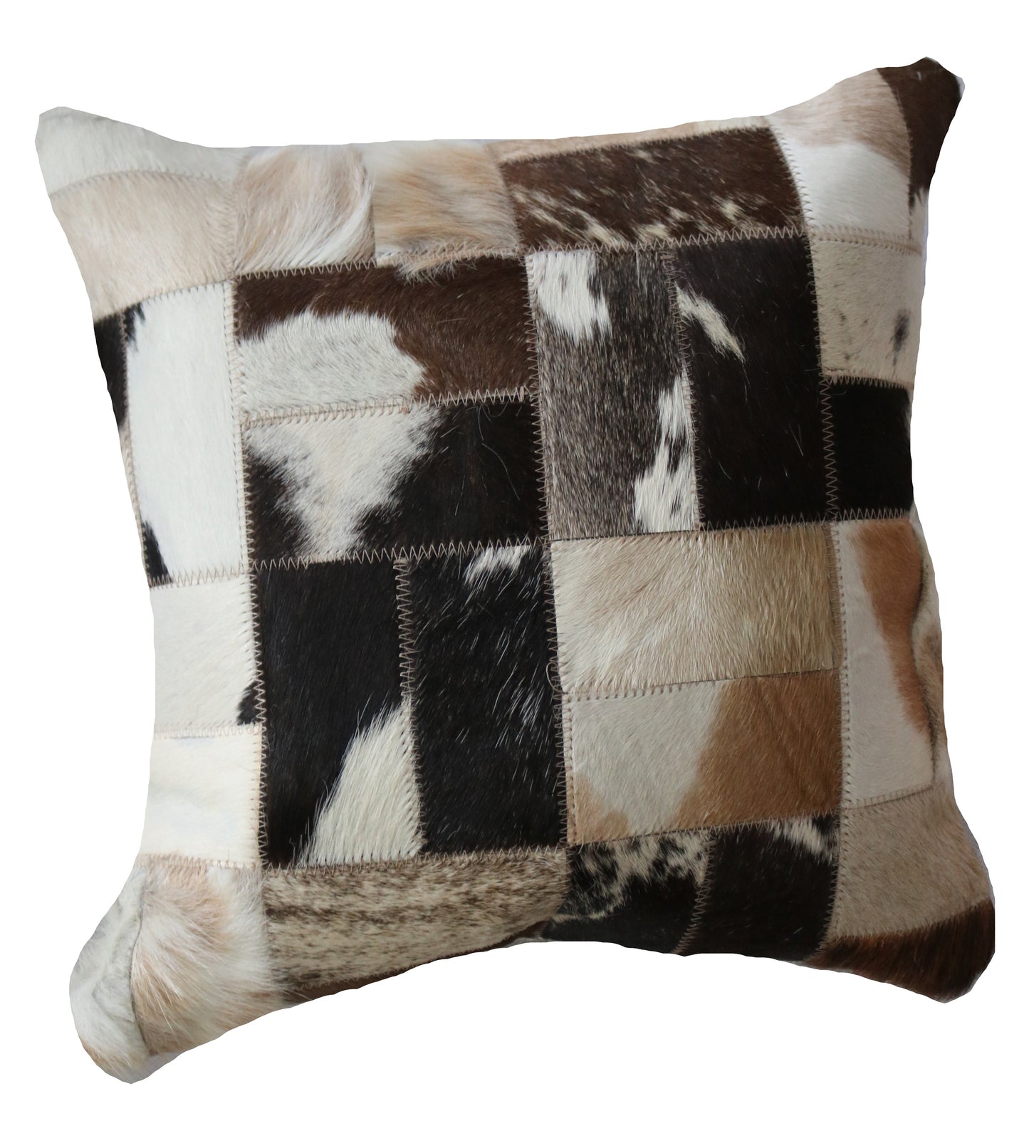 300887  Coussin Peau de Vache Cowhide Pillow Collection Quebecuir Premium
