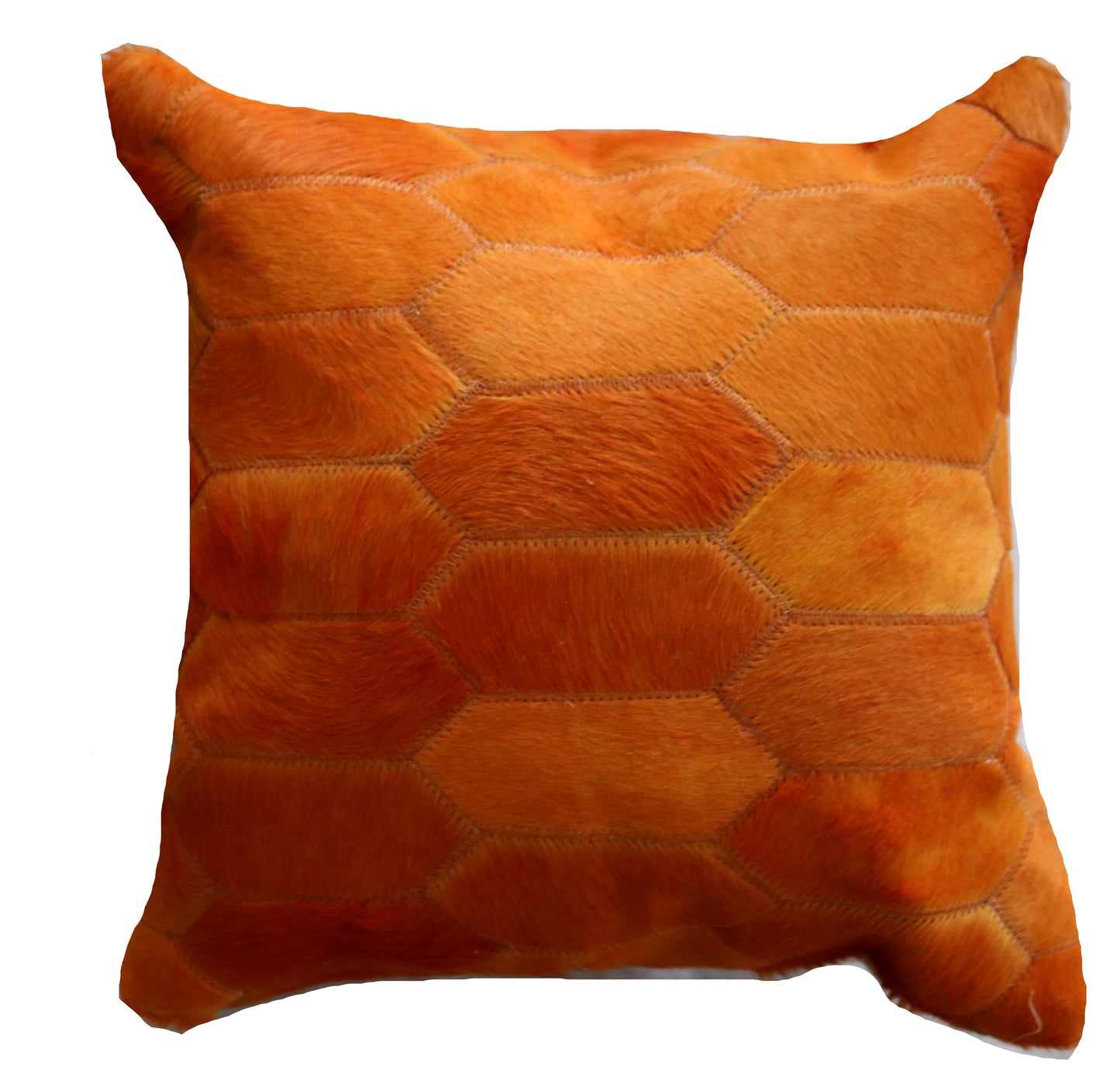 300889  Coussin Peau de Vache Cowhide Pillow Collection Quebecuir Premium