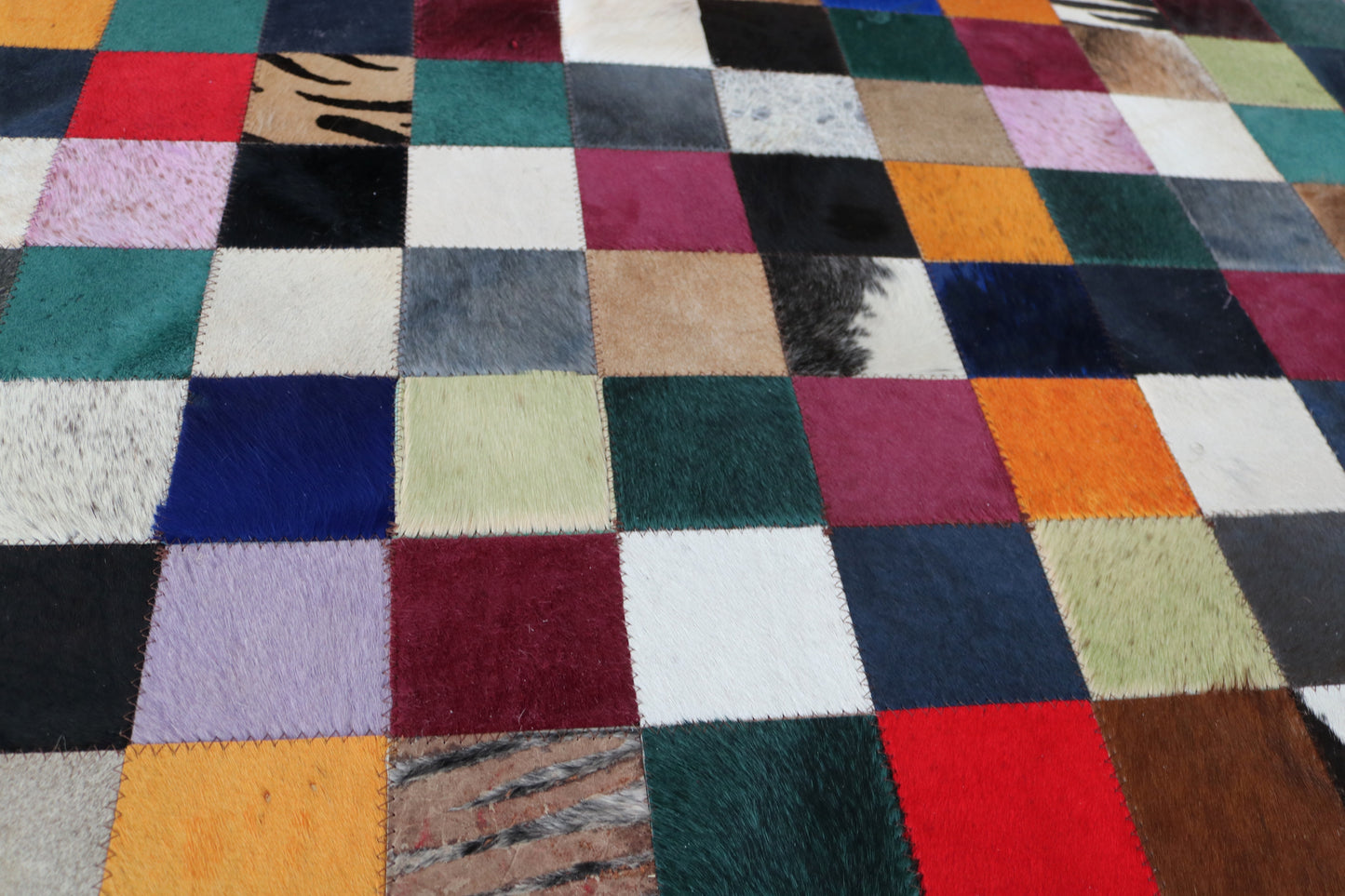 99375 Cowhide rug Patchwork   Collection Quebecuir Premium