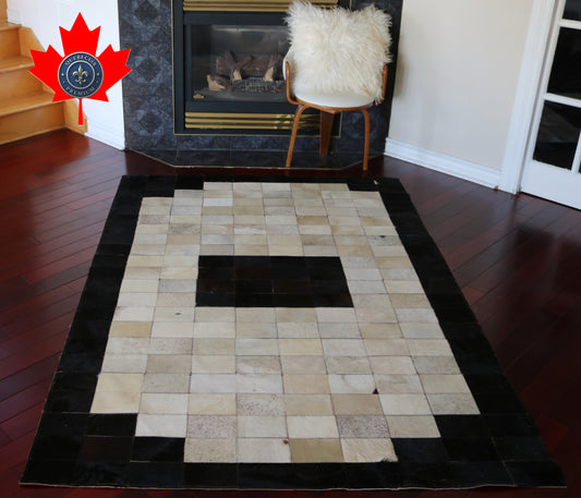 99379 Cowhide rug Patchwork   Collection Quebecuir Premium