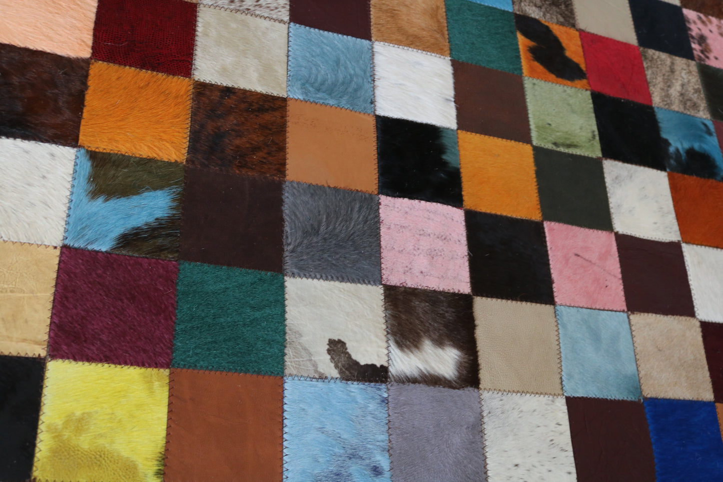 99390 Cowhide rug Patchwork   Collection Quebecuir Premium
