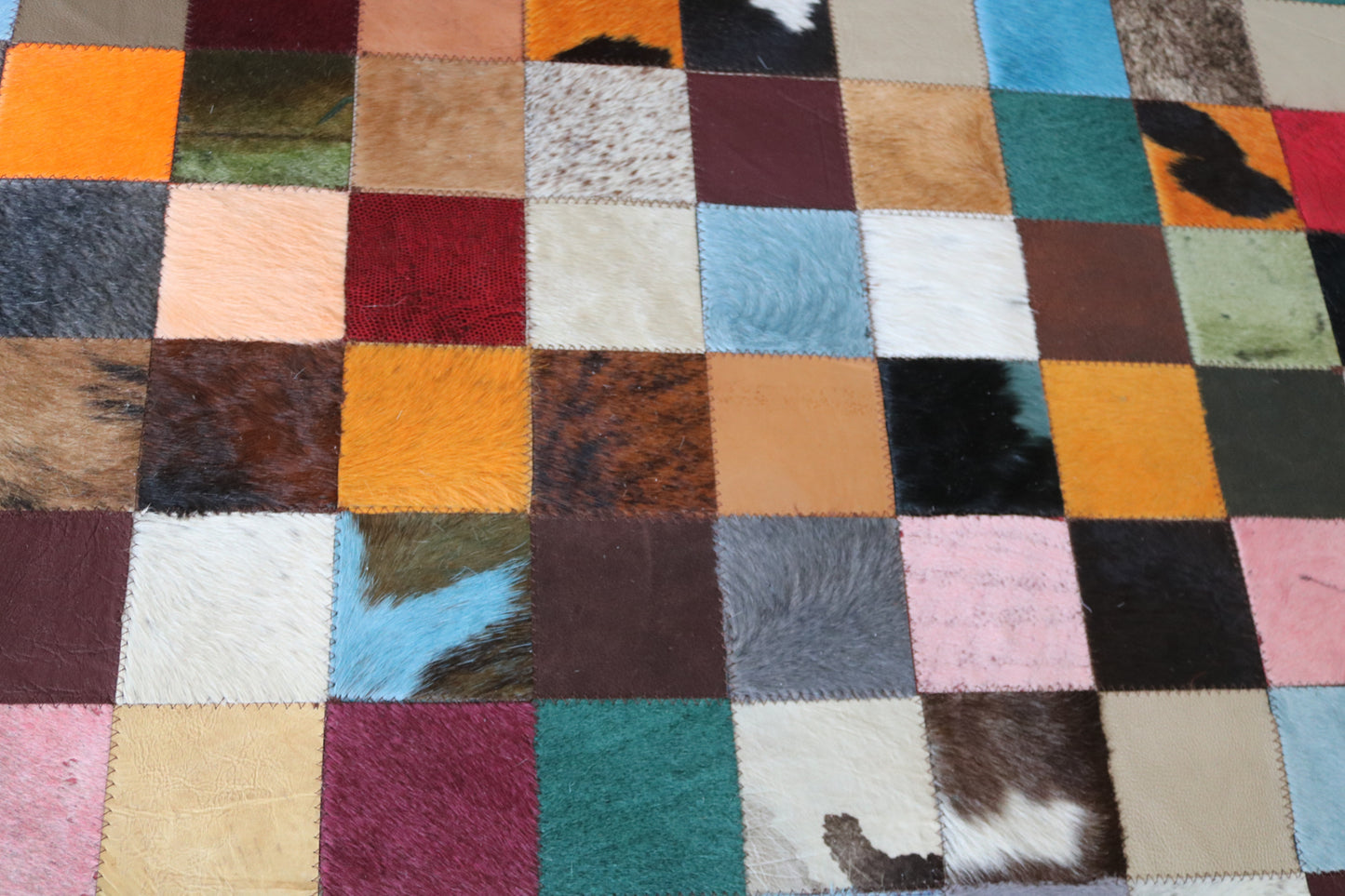 99390 Cowhide rug Patchwork   Collection Quebecuir Premium