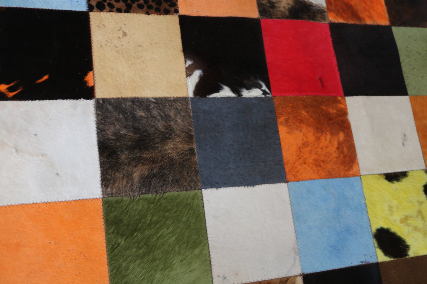 99391 Cowhide rug Patchwork   Collection Quebecuir Premium