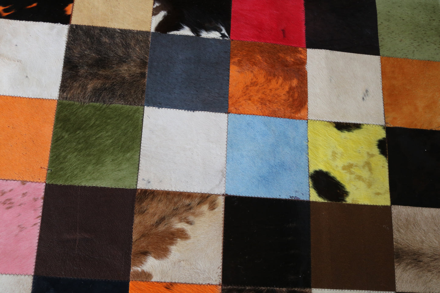99391 Cowhide rug Patchwork   Collection Quebecuir Premium