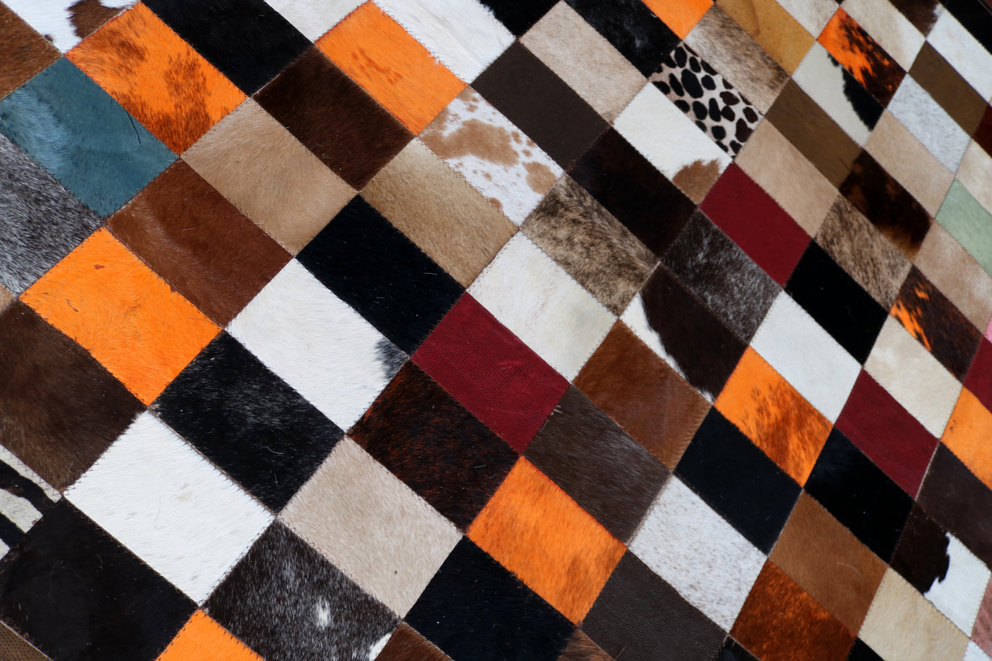 99399 Cowhide rug Patchwork   Collection Quebecuir Premium