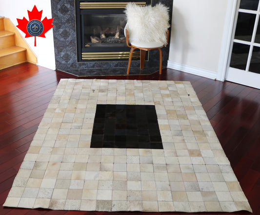 99400 Cowhide rug Patchwork Collection Quebecuir Premium