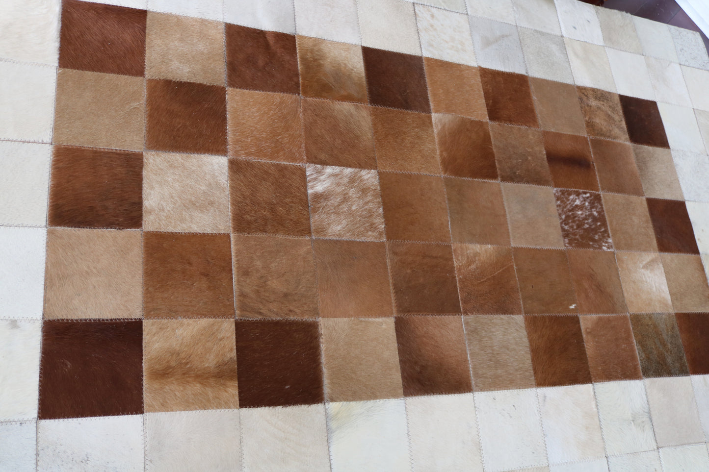 99406  Cowhide rug Patchwork Collection Quebecuir Premium