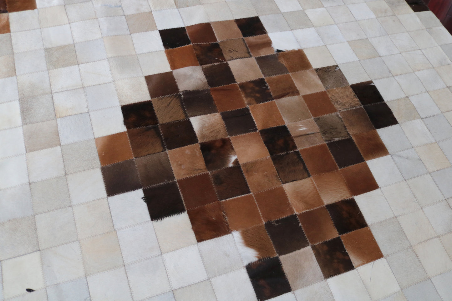 99415 Cowhide rug Patchwork Collection Quebecuir Premium