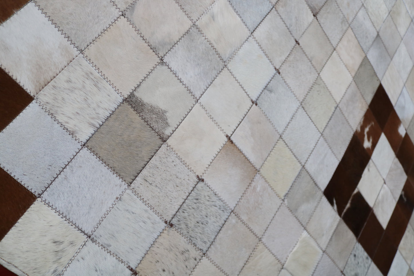 99416 Cowhide rug Patchwork Collection Quebecuir Premium