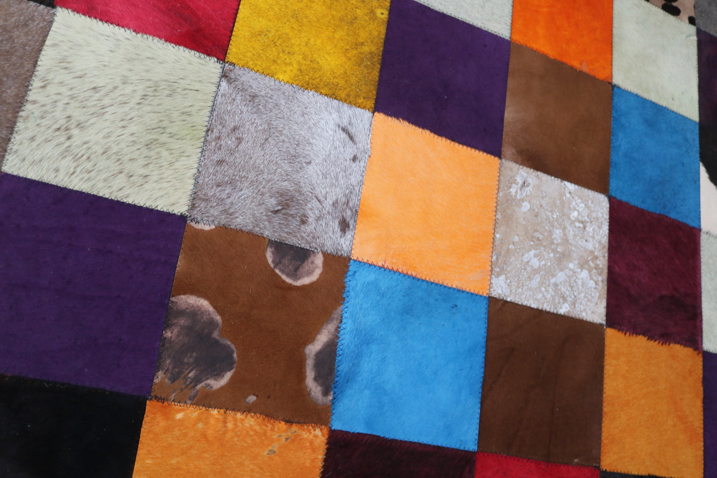99419 Cowhide rug Patchwork Collection Quebecuir Premium