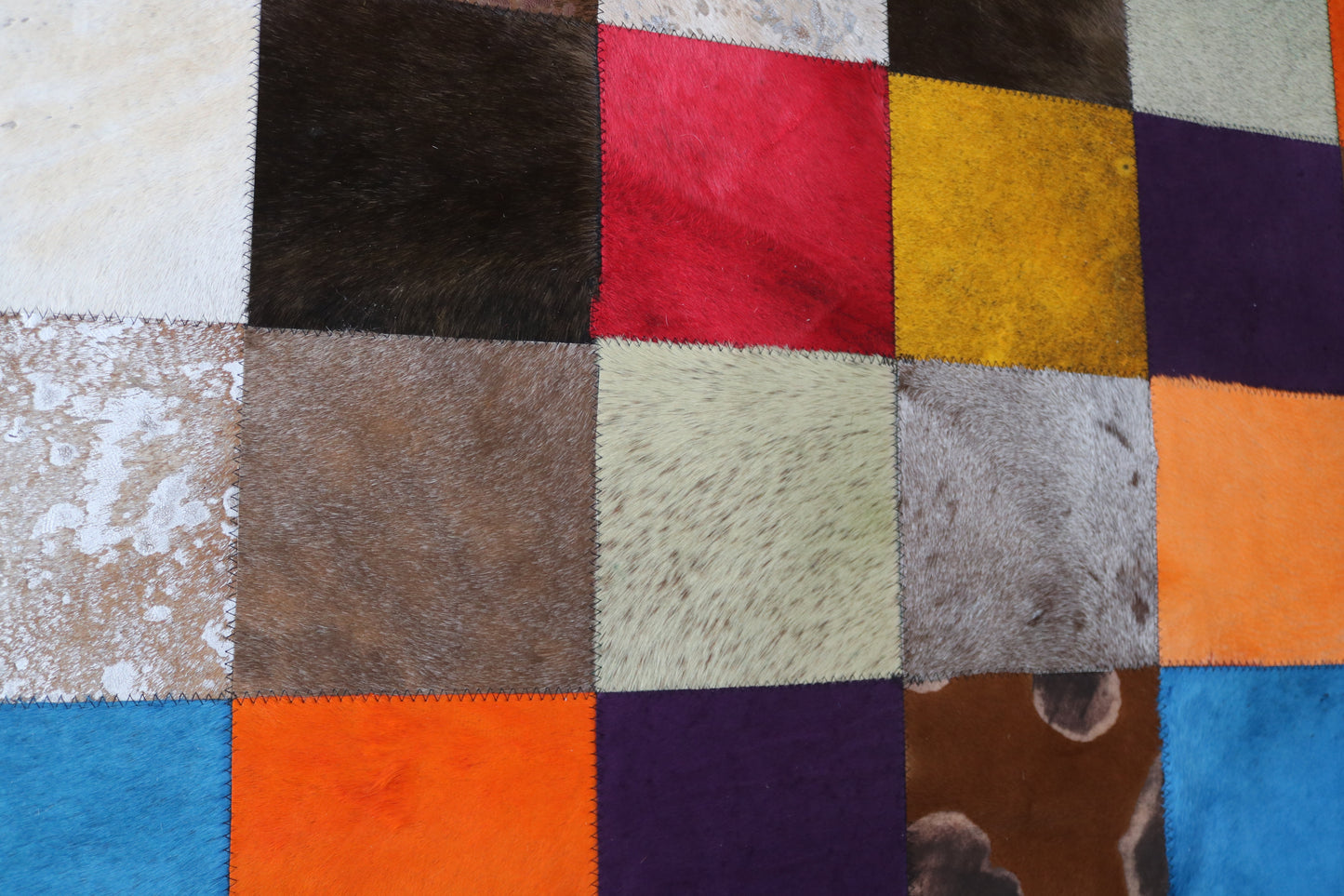 99419 Cowhide rug Patchwork Collection Quebecuir Premium