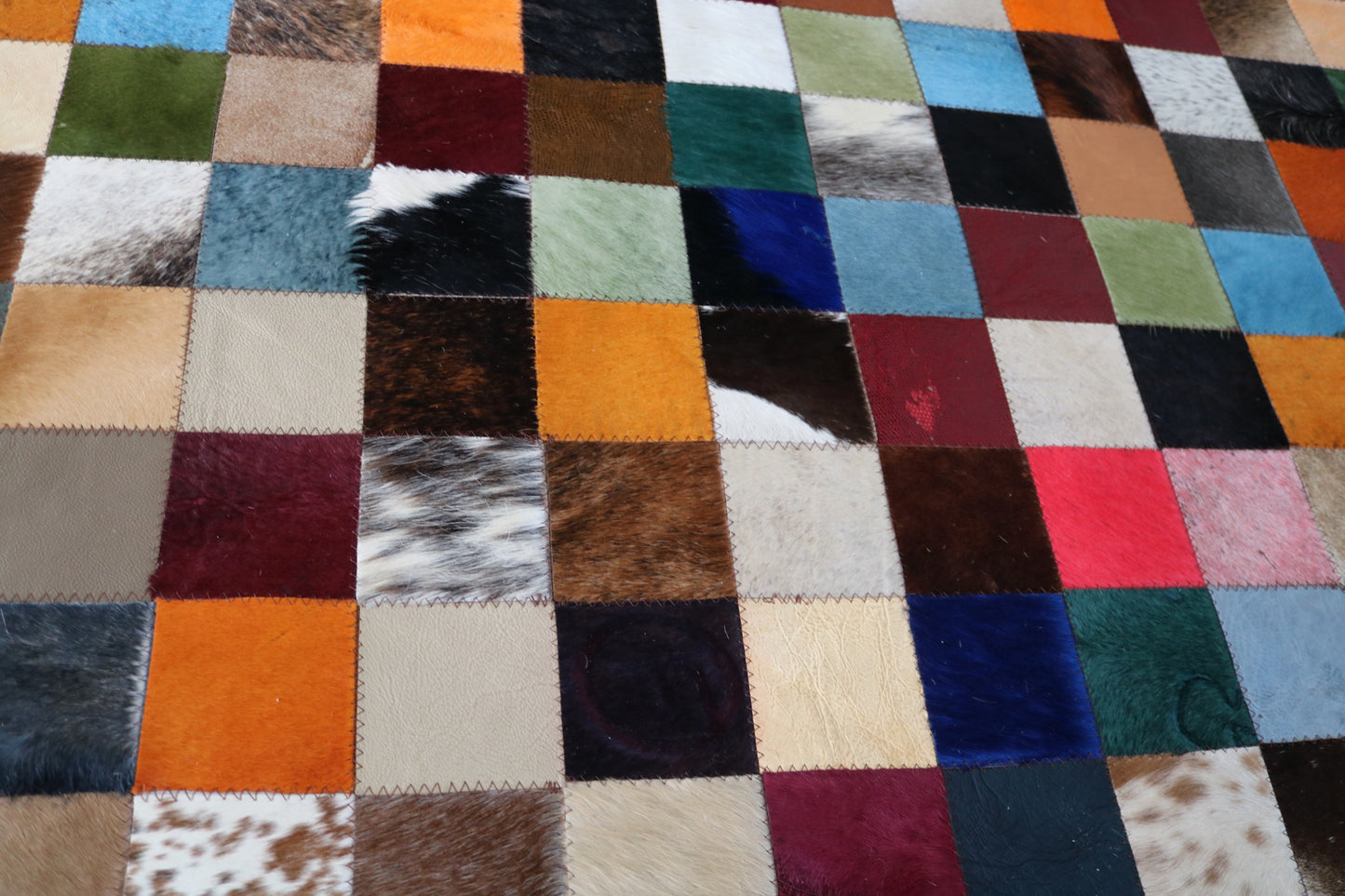 99420 Cowhide rug Patchwork Collection Quebecuir Premium