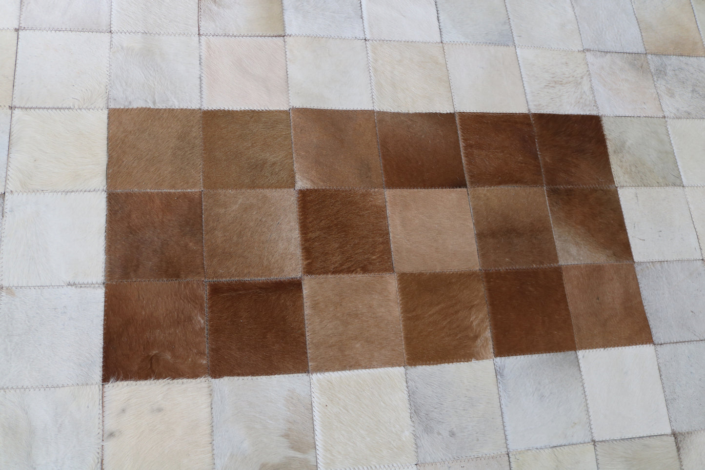 99436 Cowhide rug Patchwork Collection Quebecuir Premium