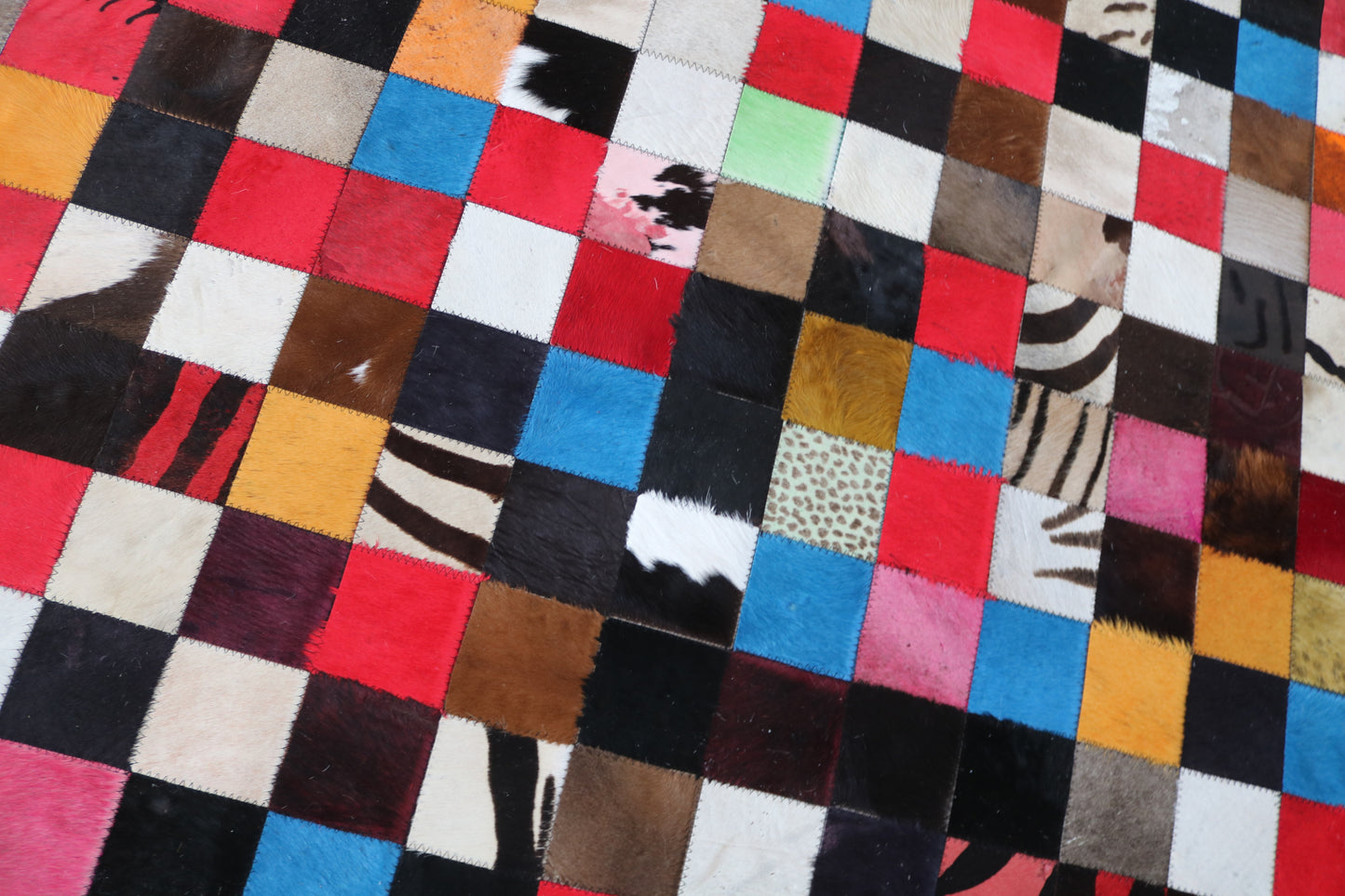 99440 Cowhide rug Patchwork Collection Quebecuir Premium