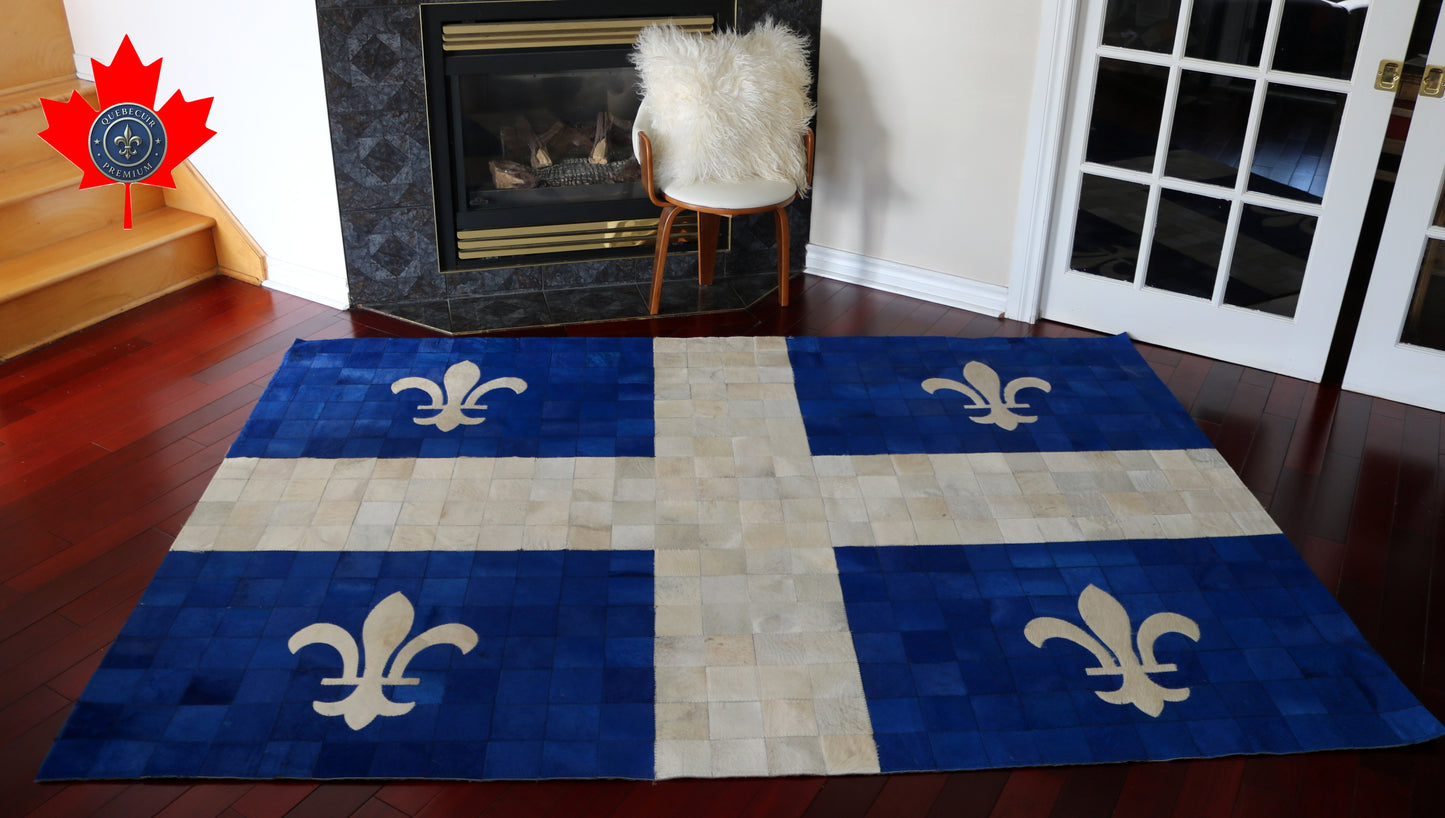 99441 Cowhide rug Patchwork Collection Quebecuir Premium