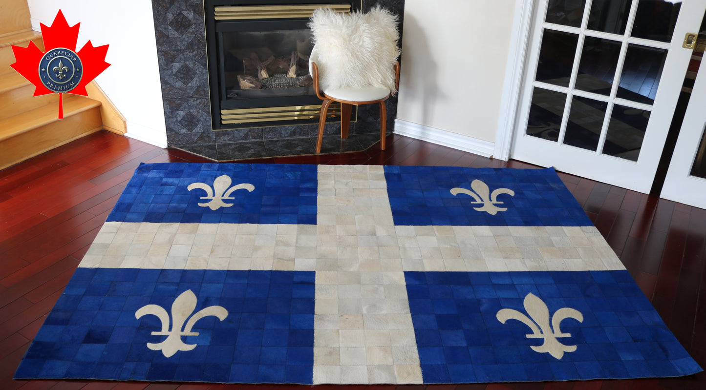 99441 Cowhide rug Patchwork Collection Quebecuir Premium