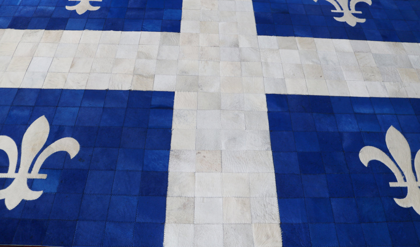99441 Cowhide rug Patchwork Collection Quebecuir Premium