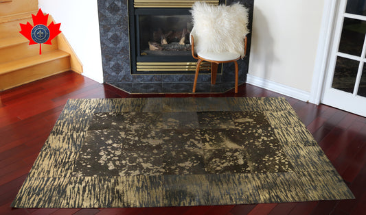 99443 Cowhide rug Patchwork Collection Quebecuir Premium