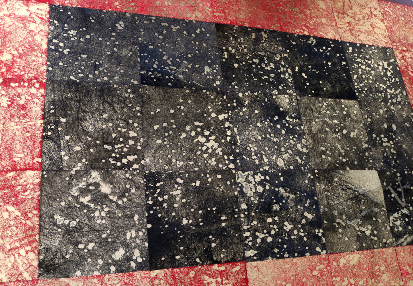 99456 Cowhide rug Patchwork Collection Quebecuir Premium