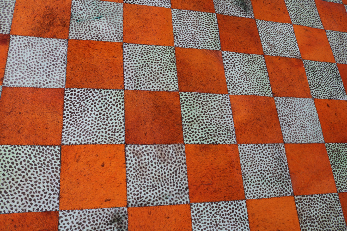 99458 Cowhide rug Patchwork Collection Quebecuir Premium