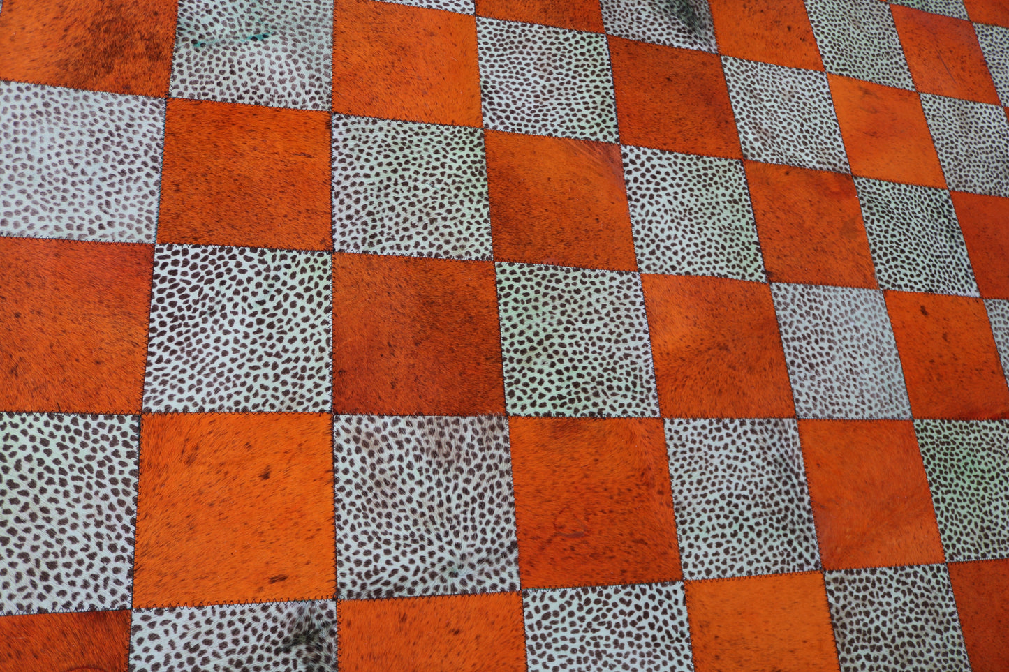 99458 Cowhide rug Patchwork Collection Quebecuir Premium